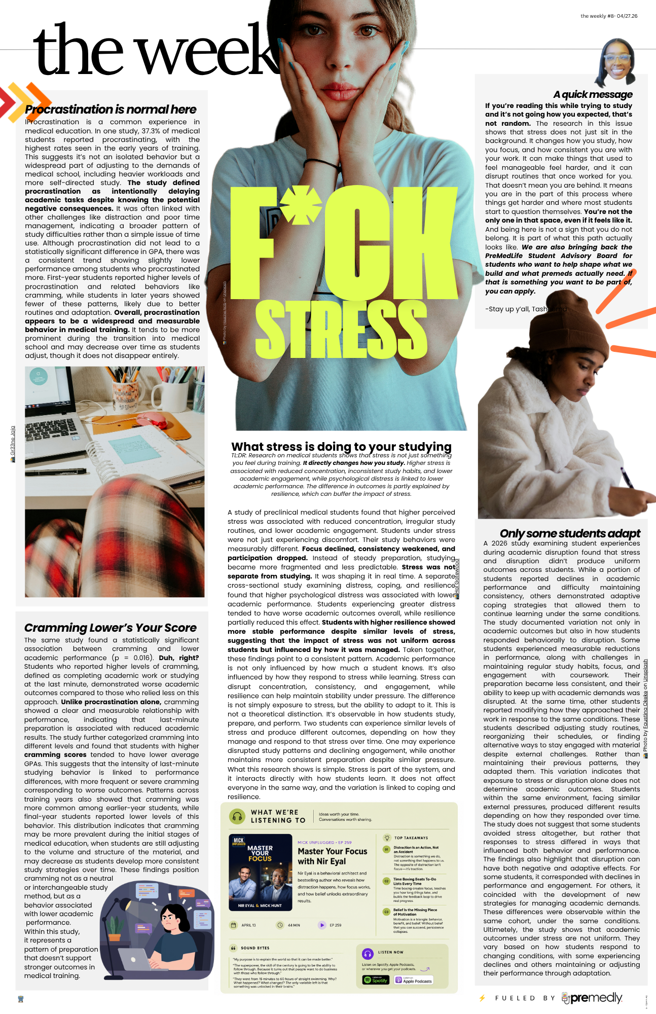 Issue #8 — F*ck Stress